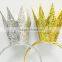 Dignity crown hair band glitter hair clasp girls headwear decoration