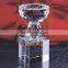 Clear Crystal Cup Trophies With Diamond Cuttiing