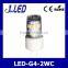 indoor use AC/DC12V led g4 2W led g4