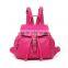  china dongguan cheap red soft leather mini backpack for girls