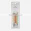 New products 5pcs soft nib coloful nail brush set