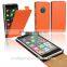 Filp up and Down Real Cow Leather Mobile Phone Case for Nokia Lumia 830