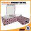 With cover stars printing stripe storage box
