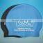 Fashionable Seepdo Quality Adult / Kid sizes customized logo printed funny silica waterproof swim cap 100%
