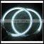 super white 4 x 120mm 12v ccfl ring angel eyes kit for bmw e30 e32 e34 ccfl led headlight halo angel eyes ring replacement 7000k