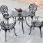 NEW! outdoor furniture cast alum table and chair