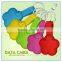 Novelty Portable Multi-function Colorful Mini Data Charging Cable for IPhone5 Ipad Mini Ipod n cellphones with Micro USB keyring
