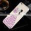 Bling Diamond Bridal Veil Girl Clear Crystals Hard Back TPU mobile Phone Case For Apple iPhone 5 5S