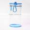 new design plastic transparent water bottle carry bag with elastic