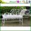 Sale Classic Nice Folding Antique White Wrough Iron Sun Loungers