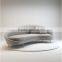 Cruve shape commercial sofa round sofa furniture YS7081