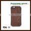 New design metal bumper case+wood mobile phone case for Phone 6