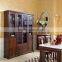 Dark Brown Low Price Glass Window Wine Cabinets