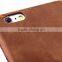 Luxury design smooth flip leather smart case for iphone 6 plus
