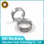 Custom made high quality cnc turning titanium alloy ring in China