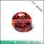 1.75mm Orange Color Round Shape CZ Gems