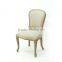 Classic carved solid oak living chair home furniture white living chair wood chair