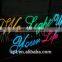 neon colorful el wire luminescent decoration advertisement