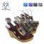2016 fuzzy PU latest high heel wedge fashion women fancy girls sandals