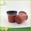 small cheap red flower pots