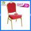 20*20mm tube stacking iron hotel chair for banquet