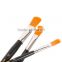 Wholesale High Quality Professional Wood Handle Nylon Hair Art Paint Brush set 6, Cheap Assorted Art PaintBrush set with bag
