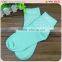 New design light blue socks with white cute heart design