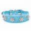Fashionable 2014 Newly Fashion Pet Collars, Pu Covering Materials Collar For Dog, Pu Collar