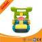 Indoor outdoor soft play toy plastic rocking horse for baby and kids