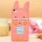 3D Silicone Animal Case for iPhone 4
