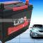 Super power 12v MF automotive battery 75D26/65ah technology of japan