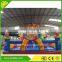 large outdoor bouncy playground inflatable jumping trampoline jumping castle with slide