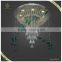 Hot sale butterfly LED crystal ceiling lamp, modern decorative hanging light