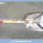 Italy Type Short Wood Handle Scoop Aluminium Snow Shovel