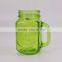 450ML Cold Beverage Glass Mason Jar With Handle