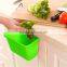 Kitchen cabinet doors hanging plastic trash Creative Desktop multi function storage box -Green