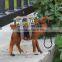 christmas decor animal yard decoration small leather camel figurine