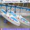 Double seat 2 person FRP water exercise bike for swimming pool