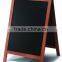 wood chalkboard display