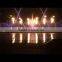 Fire spray and music with Lazer big water fountains