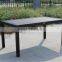 Modern 6 seater outdoor restaurant dining set furniture