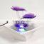 Glass Water Fountain for Desktop Decoration
