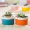 Attractive indoor decor mini bright color ceramic planter