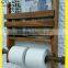 Rustic wooden wall double toilet roll holder and book magazine rack - hand made