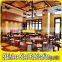 Customed Luxurious Stainless Steel Interior Restaurant Decoration Project