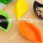 Wholesale Stock Colorful Melamine Resin Leaf Shaped Sauce Dish