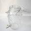 ice cold airtight portico glass drink dispenser with metal clip top lid