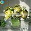 Square clear glass vase jar candle ideas for homedecoration