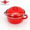 New design luxurious enamel stew pot casserole hot pot turkey pot OEM