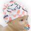 Lemon Print Newborn Baby Hat Soft Touch Stretchy Hats Fashion Kids Hats Made In China